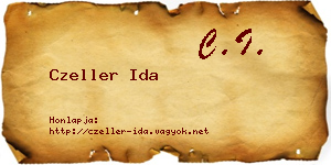 Czeller Ida névjegykártya